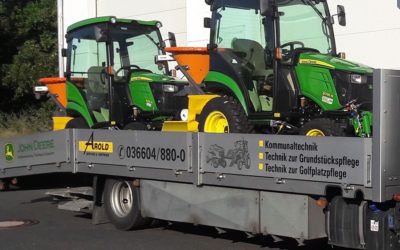 Neue Traktoren für den Winterdienst eingetroffen!